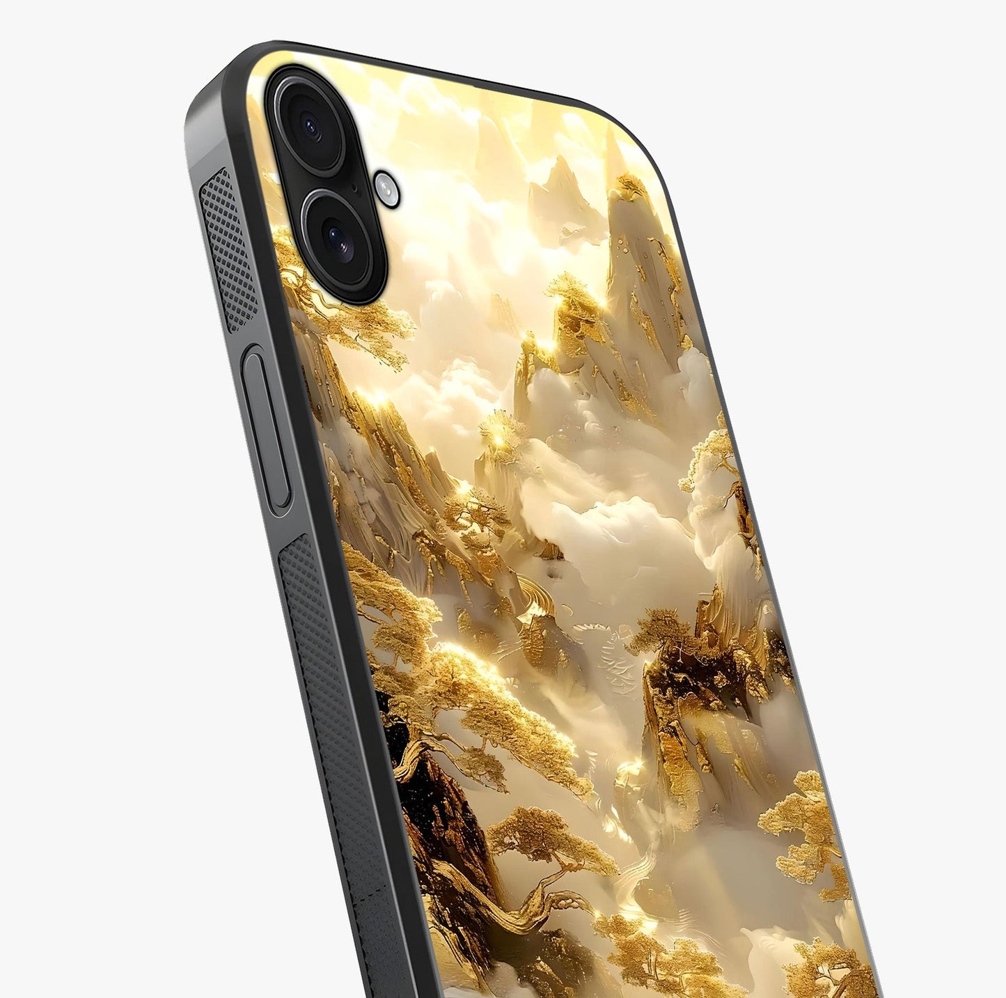 Gates Of Illumination Glass Case captured at a warm angle highlighting gloss, texture and premium glass finish.