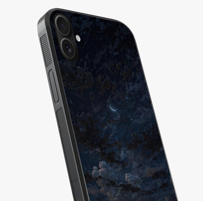 Lunar Veil Silence Glass Case captured at a warm angle highlighting gloss, texture and premium glass finish.