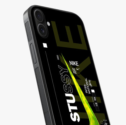 Neon Street Edition Glass Case captured at a warm angle highlighting gloss, texture and premium glass finish.