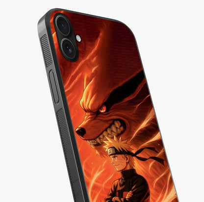 Nine Tails Legacy Glass Case captured at a warm angle highlighting gloss, texture and premium glass finish.
