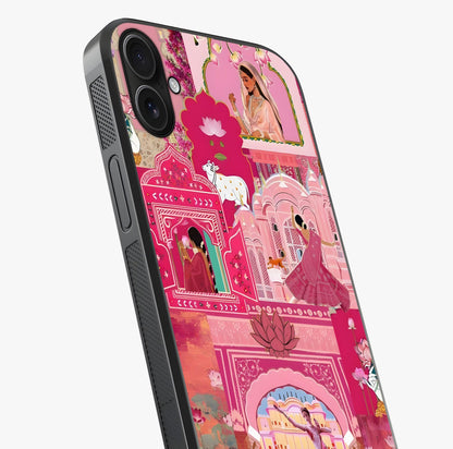 Pink Palace Muse Glass Case captured at a warm angle highlighting gloss, texture and premium glass finish.