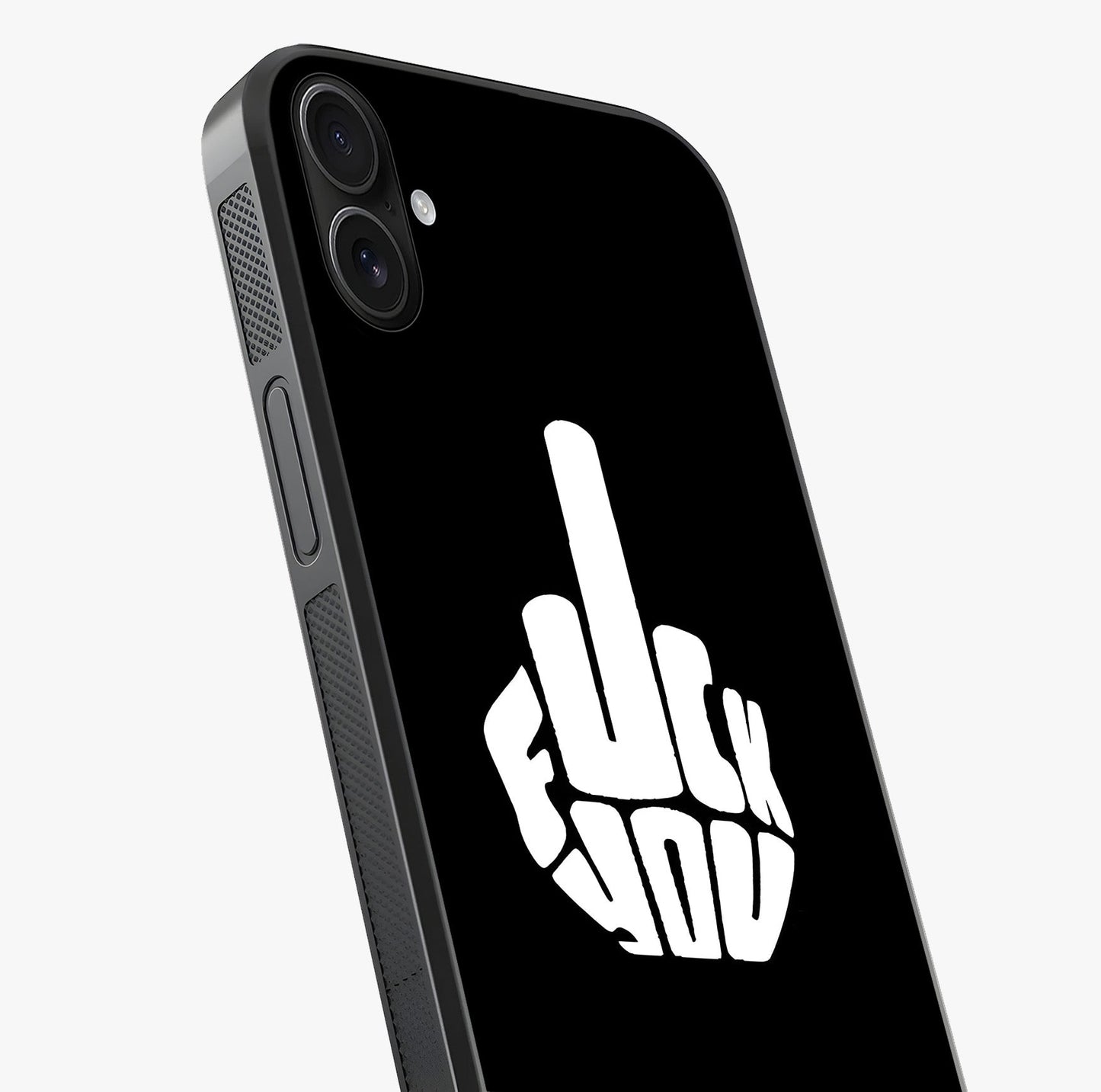 Rebel Mode On Glass Case captured at a warm angle highlighting gloss, texture and premium glass finish.