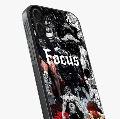 Relentless Power Focus Glass Case captured at a warm angle highlighting gloss, texture and premium glass finish.