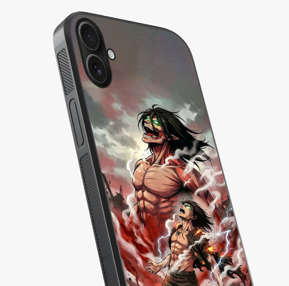 Titan Awakening Fury Glass Case captured at a warm angle highlighting gloss, texture and premium glass finish.