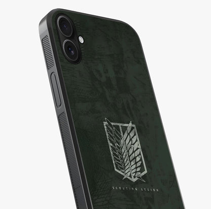 Wings Of Freedom Glass Case captured at a warm angle highlighting gloss, texture and premium glass finish.