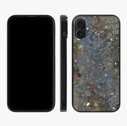 Aesthetic Astrolophia Glass Case displayed upright for full design visibility and premium finish.