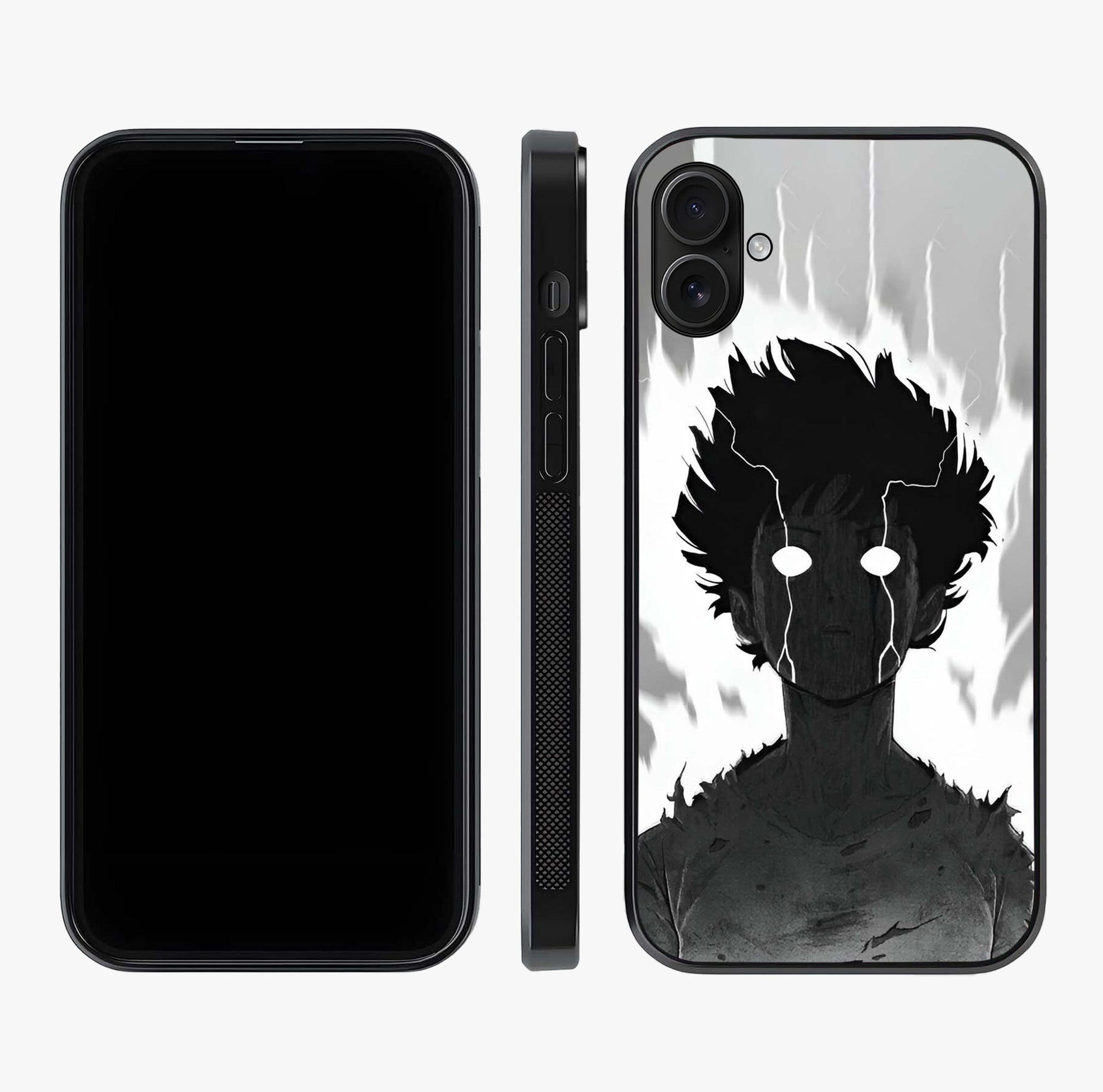 Awakened Inner Rage Glass Case displayed upright for full design visibility and premium finish.