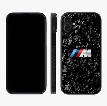 Carbon Speed Mark Glass Case displayed upright for full design visibility and premium finish.