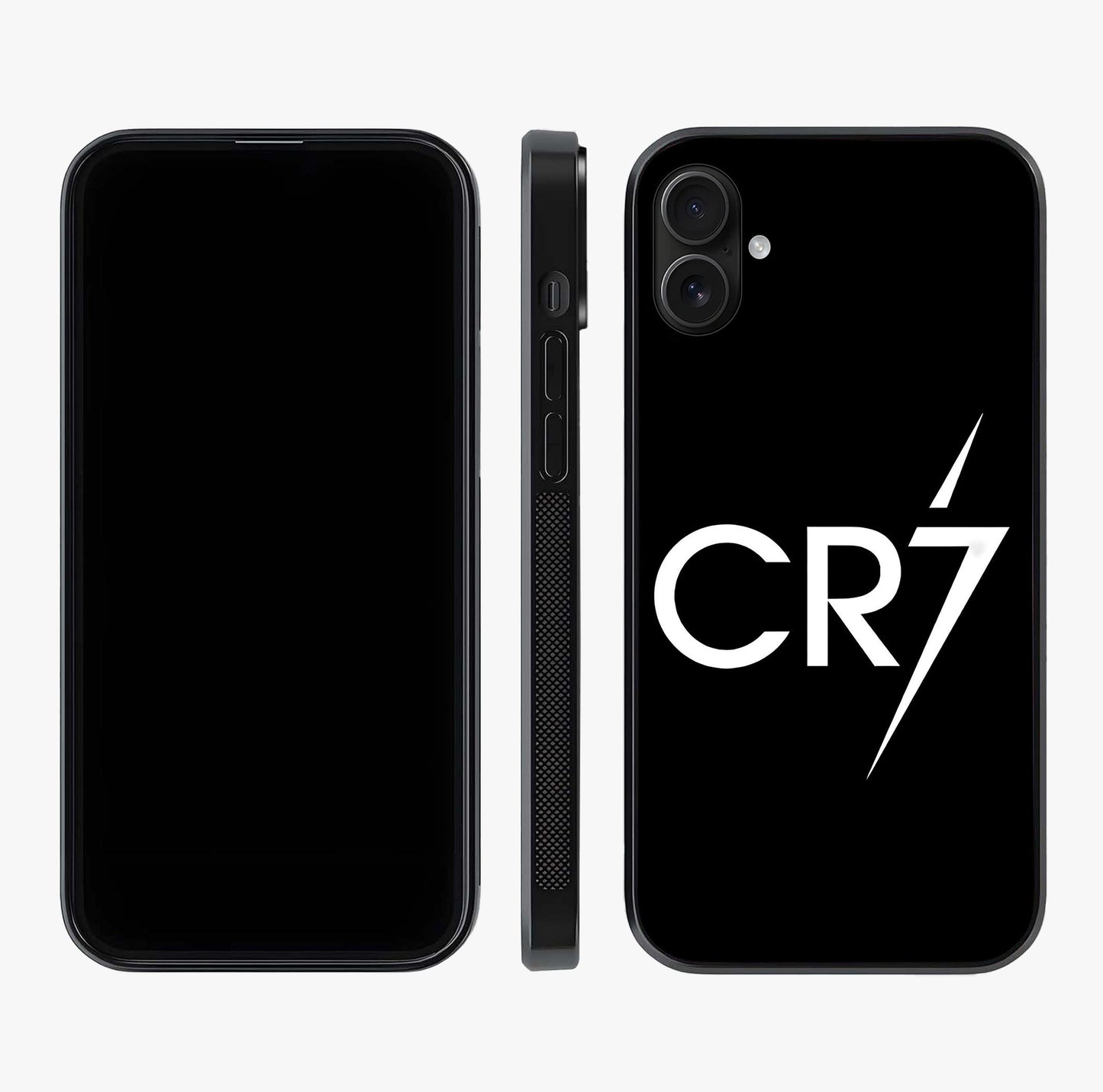 Cr7 Elite Strike Glass Case displayed upright for full design visibility and premium finish.