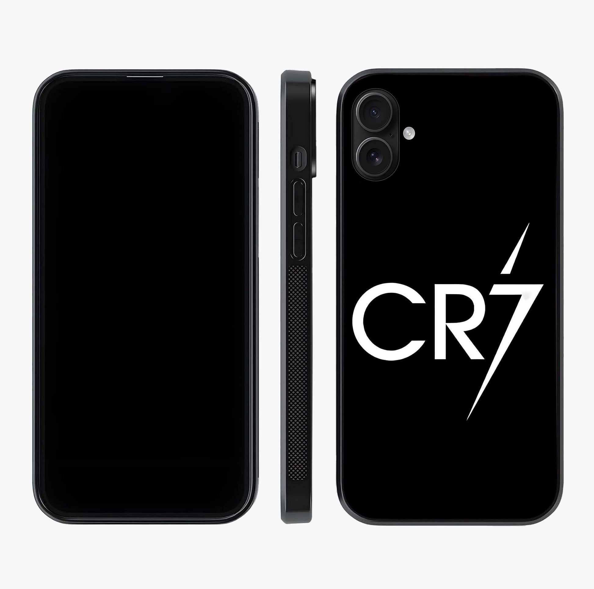 Cr7 Elite Strike Glass Case displayed upright for full design visibility and premium finish.