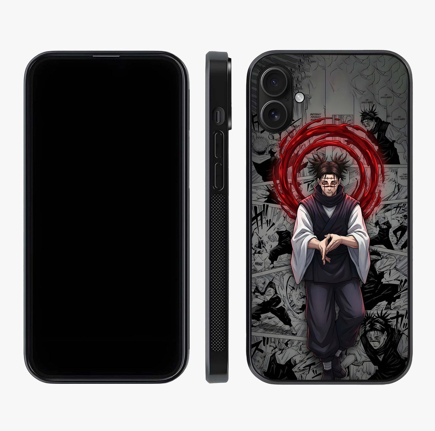 Cursed Ritual Ascension Glass Case displayed upright for full design visibility and premium finish.