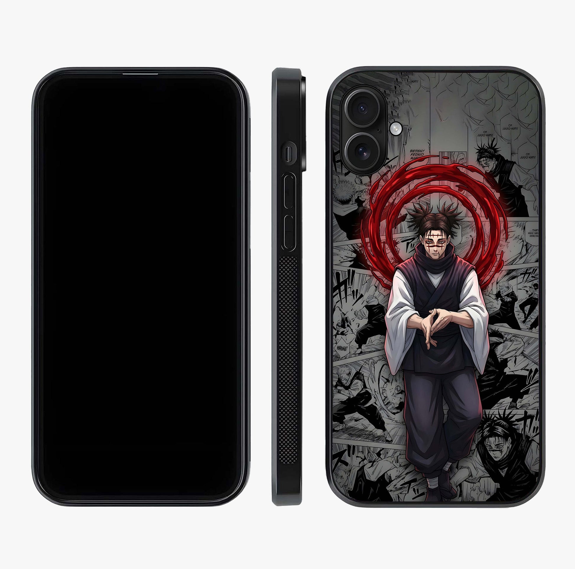 Cursed Ritual Ascension Glass Case displayed upright for full design visibility and premium finish.