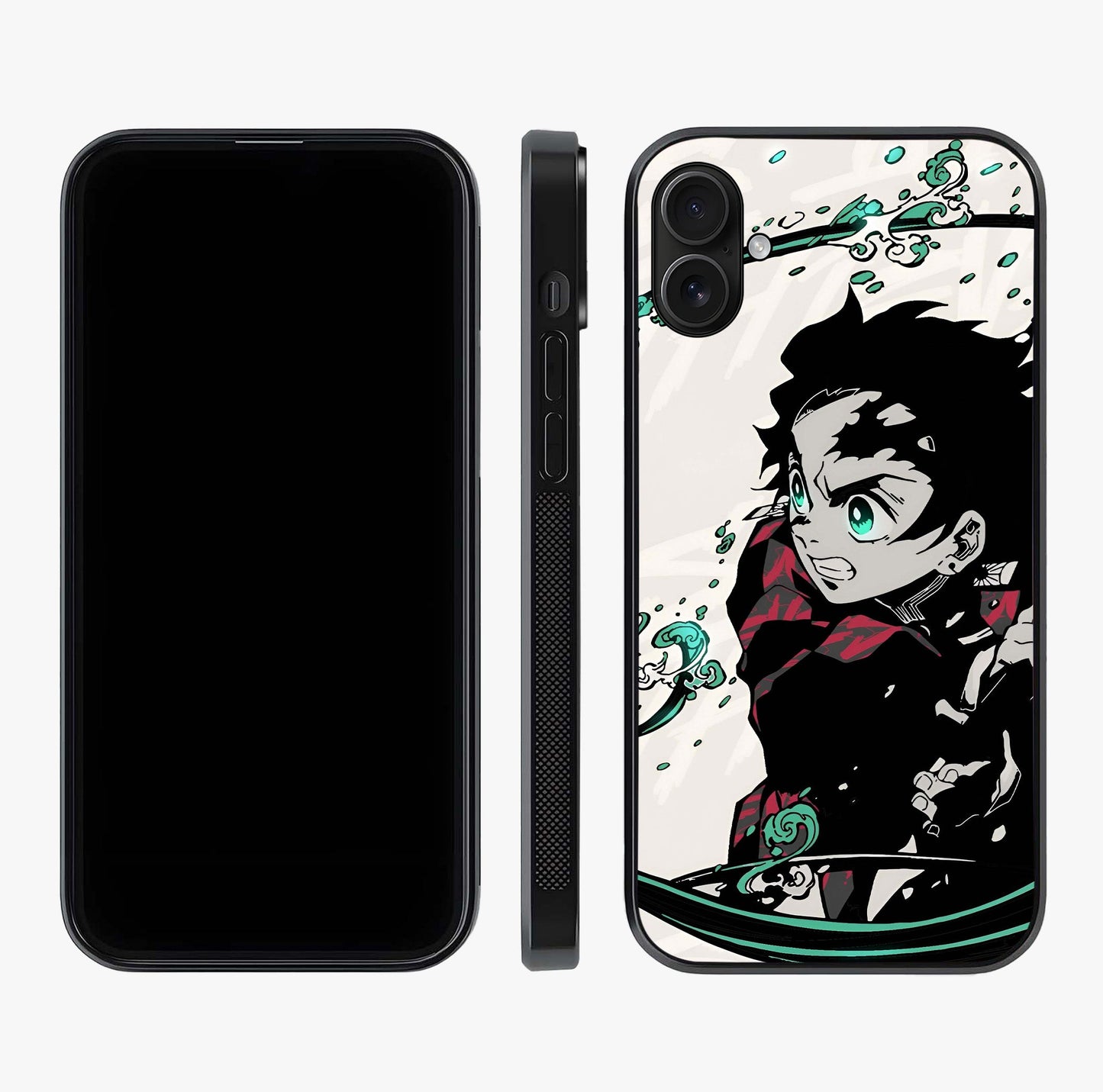 Demon Slayer Glass Case displayed upright for full design visibility and premium finish.