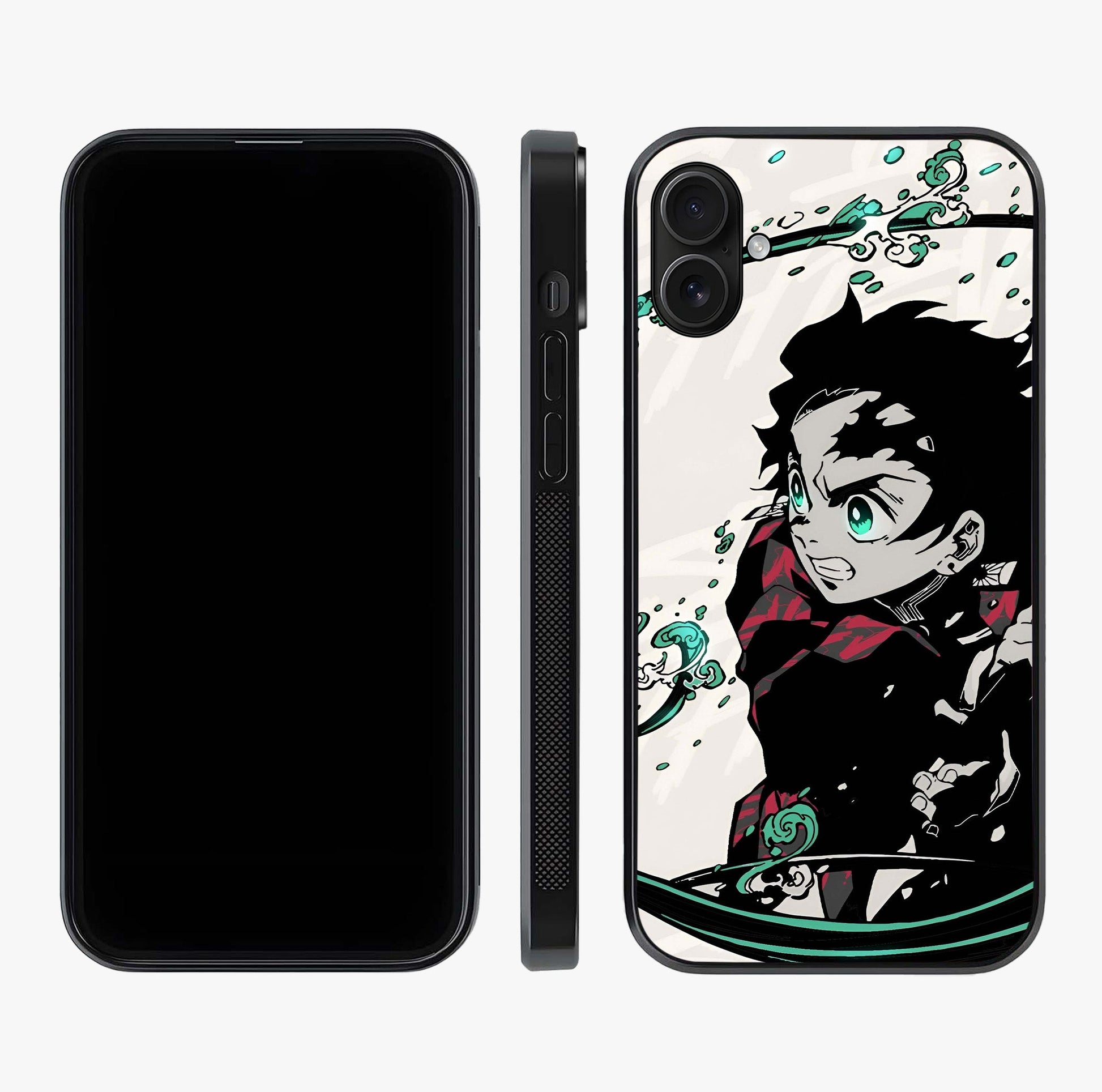 Demon Slayer Glass Case displayed upright for full design visibility and premium finish.