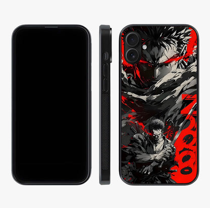 Demon Sword Resolve Glass Case displayed upright for full design visibility and premium finish.