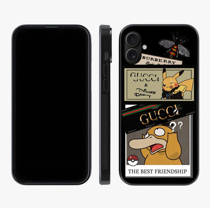 Gucci Play Mashup Glass Case displayed upright for full design visibility and premium finish.