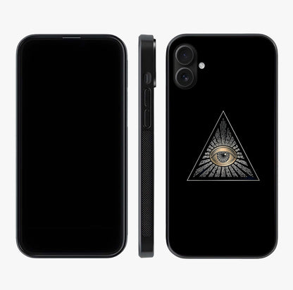 Illuminati Evil Glass Case displayed upright for full design visibility and premium finish.