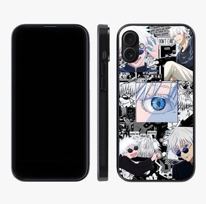 Infinity Sorcerer Chaos Glass Case displayed upright for full design visibility and premium finish.