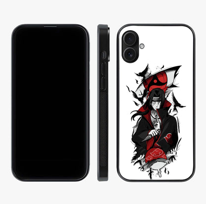 Itachi Sharingan Glass Case displayed upright for full design visibility and premium finish.