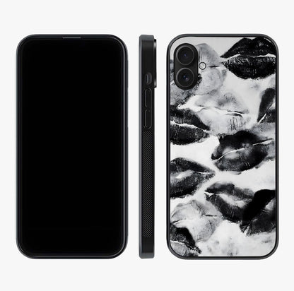 Midnight Kiss Marks Glass Case displayed upright for full design visibility and premium finish.