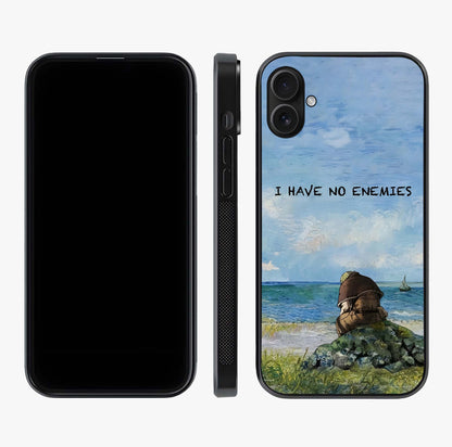 Peace Beyond War Glass Case displayed upright for full design visibility and premium finish.