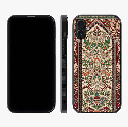 Persian Inspired Glass Case displayed upright for full design visibility and premium finish.