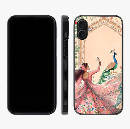 Royal Grace Muse Glass Case displayed upright for full design visibility and premium finish.