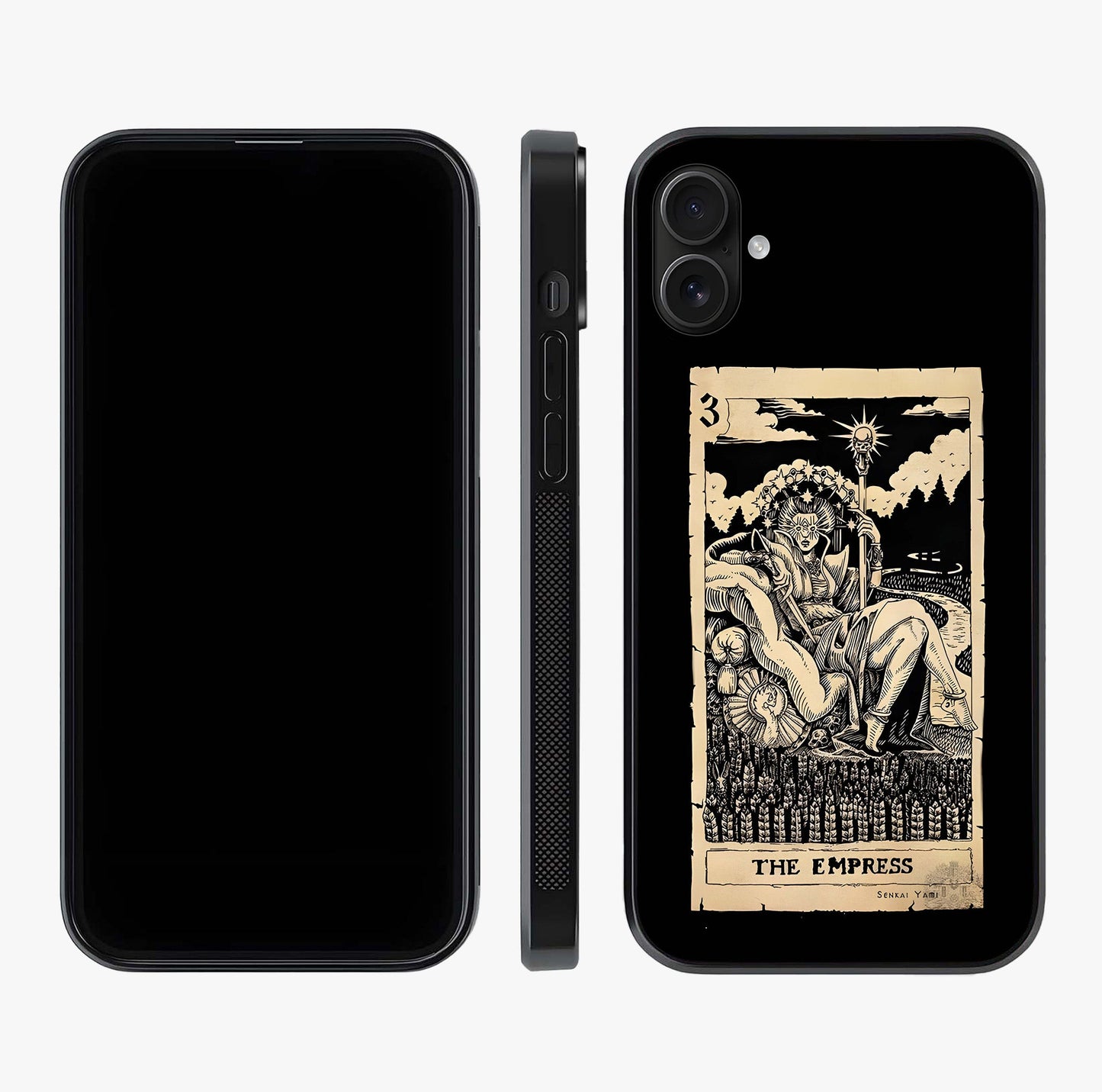 The Empress Glass Case displayed upright for full design visibility and premium finish.