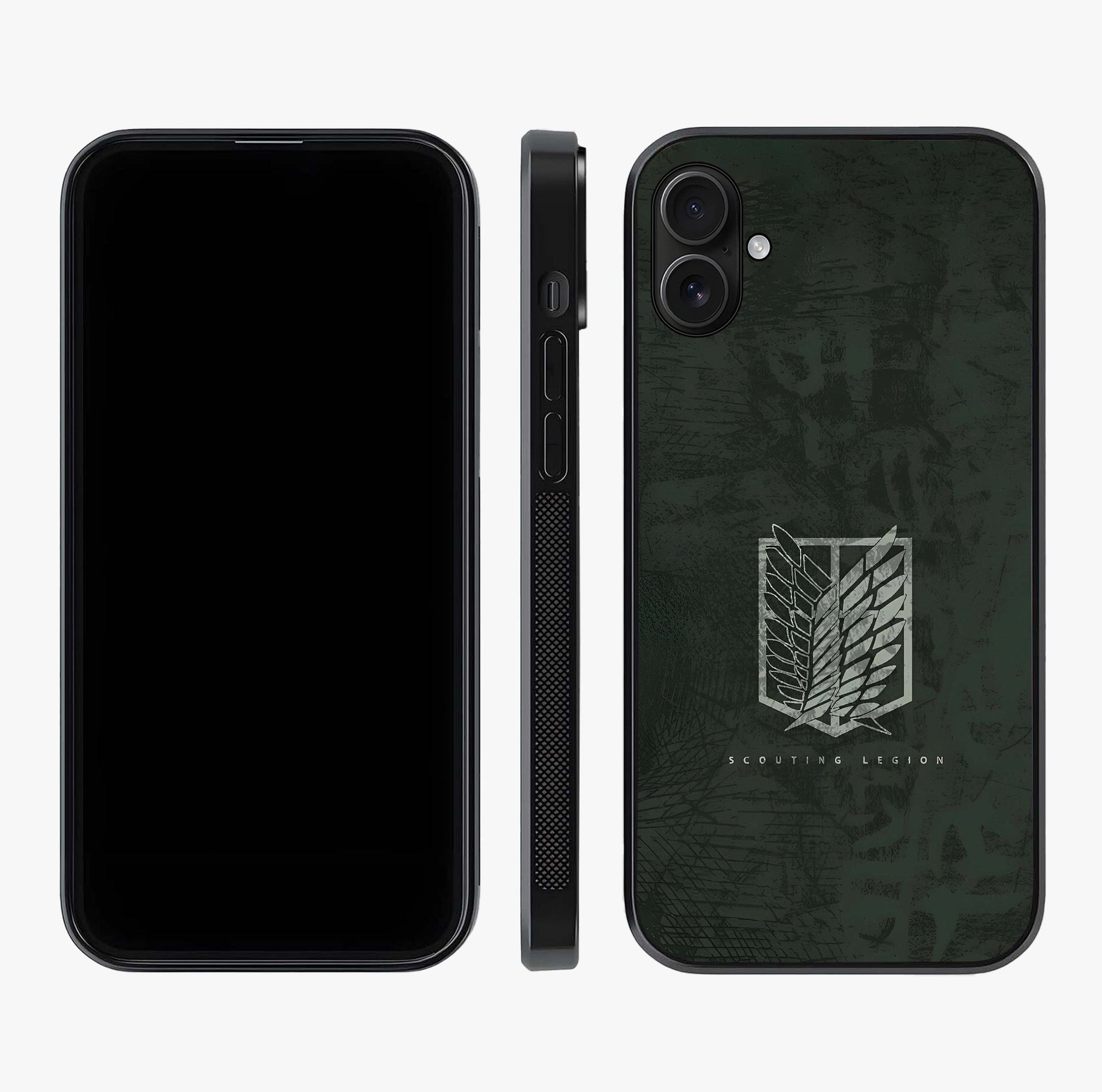 Wings Of Freedom Glass Case displayed upright for full design visibility and premium finish.