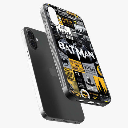 Knight Gotham Rise Glass Case laid diagonally highlighting side profile, edges and glossy glass shine.