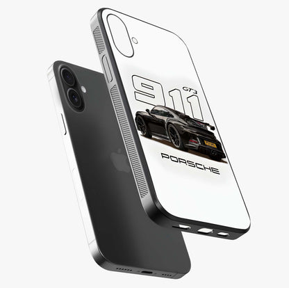 Turbo Legacy Icon Glass Case laid diagonally highlighting side profile, edges and glossy glass shine.