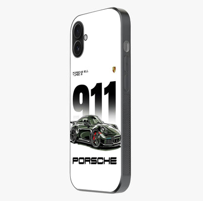 911 Turbo Dominance Glass Case photographed in natural light showing reflective finish and design depth.