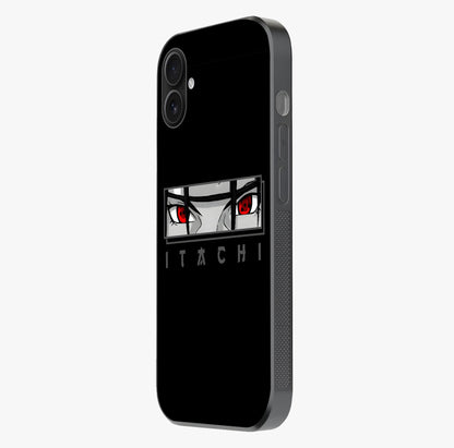 Scarlet Gaze Dominance Glass Case photographed in natural light showing reflective finish and design depth.