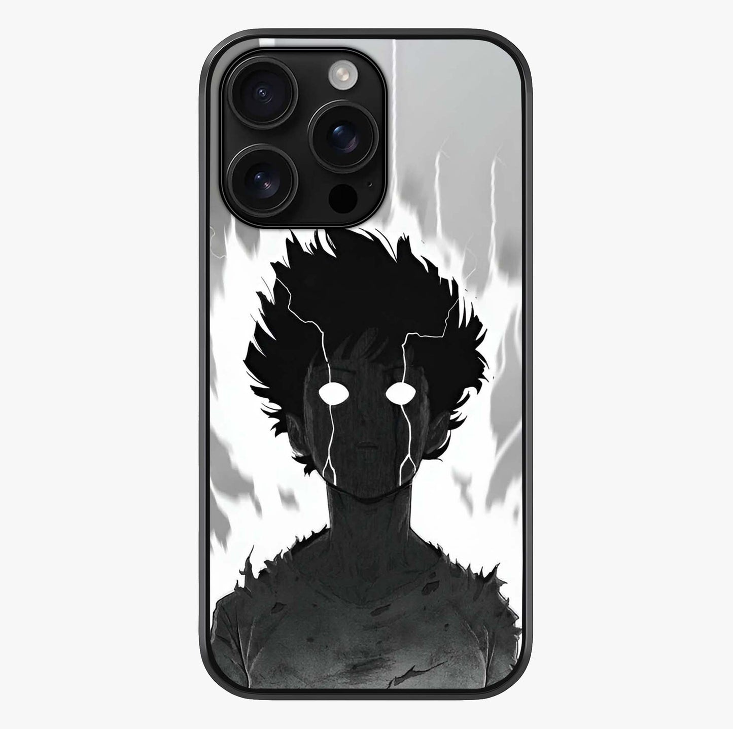 Awakened Inner Rage Glass Case showing full back design in clean flat view with glossy glass finish.