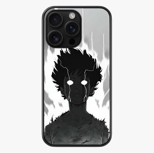 Awakened Inner Rage Glass Case showing full back design in clean flat view with glossy glass finish.