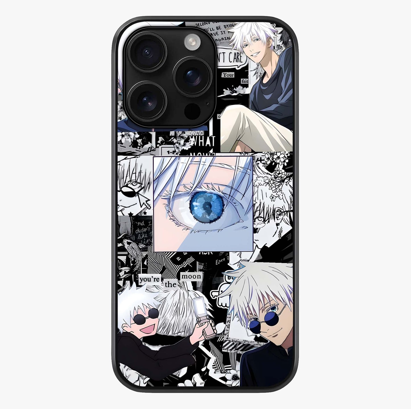 Infinity Sorcerer Chaos Glass Case showing full back design in clean flat view with glossy glass finish.