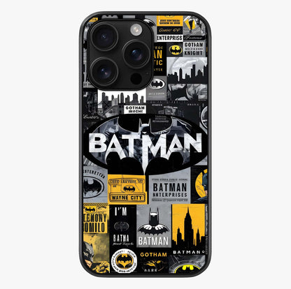 Knight Gotham Rise Glass Case showing full back design in clean flat view with glossy glass finish.