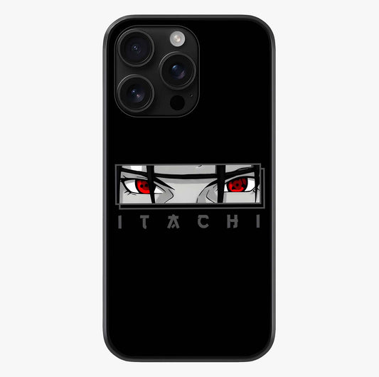 Scarlet Gaze Dominance Glass Case showing full back design in clean flat view with glossy glass finish.