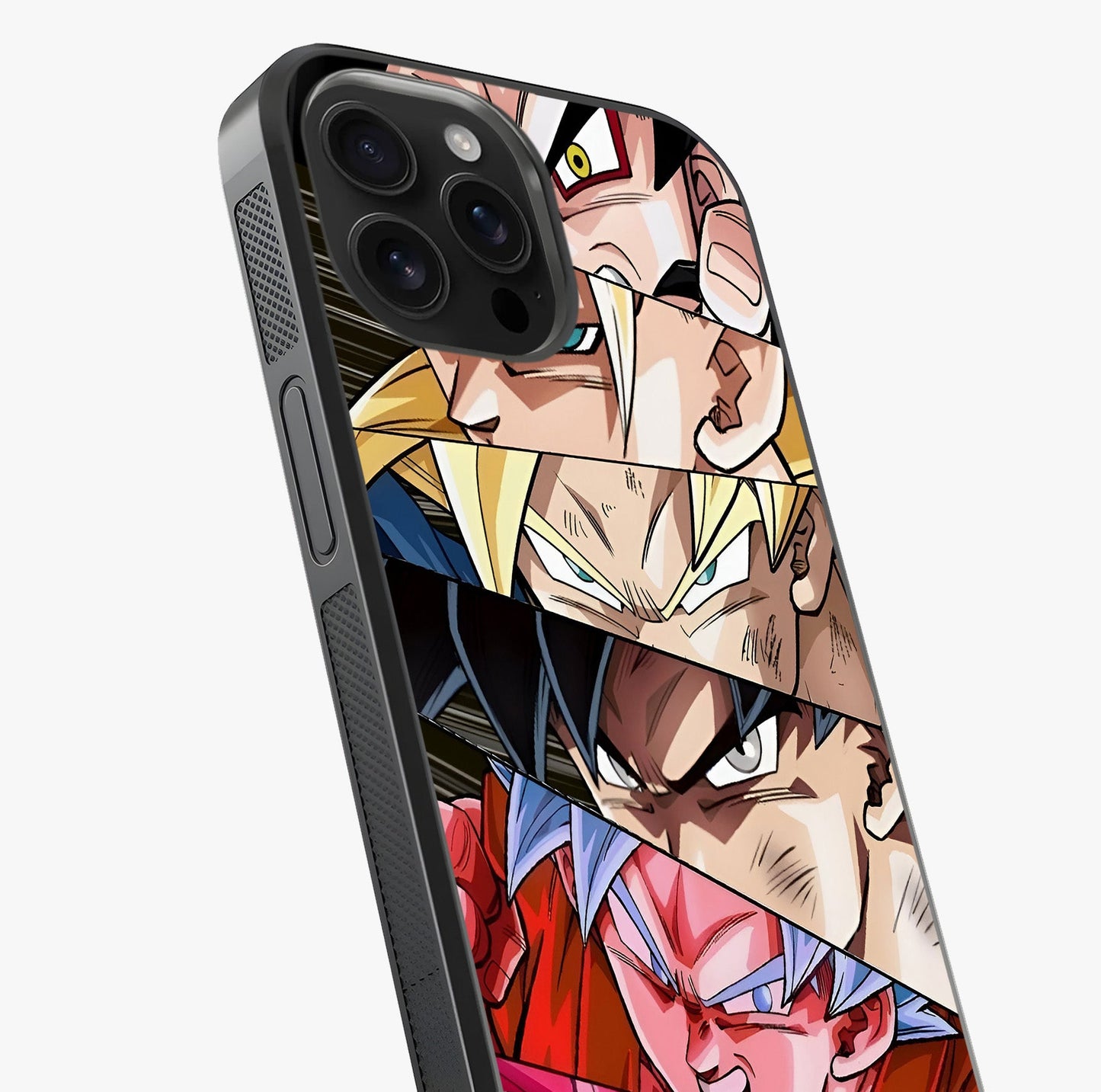 Anime Character Glass Case captured at a warm angle highlighting gloss, texture and premium glass finish.