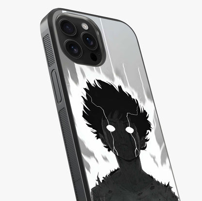 Awakened Inner Rage Glass Case captured at a warm angle highlighting gloss, texture and premium glass finish.