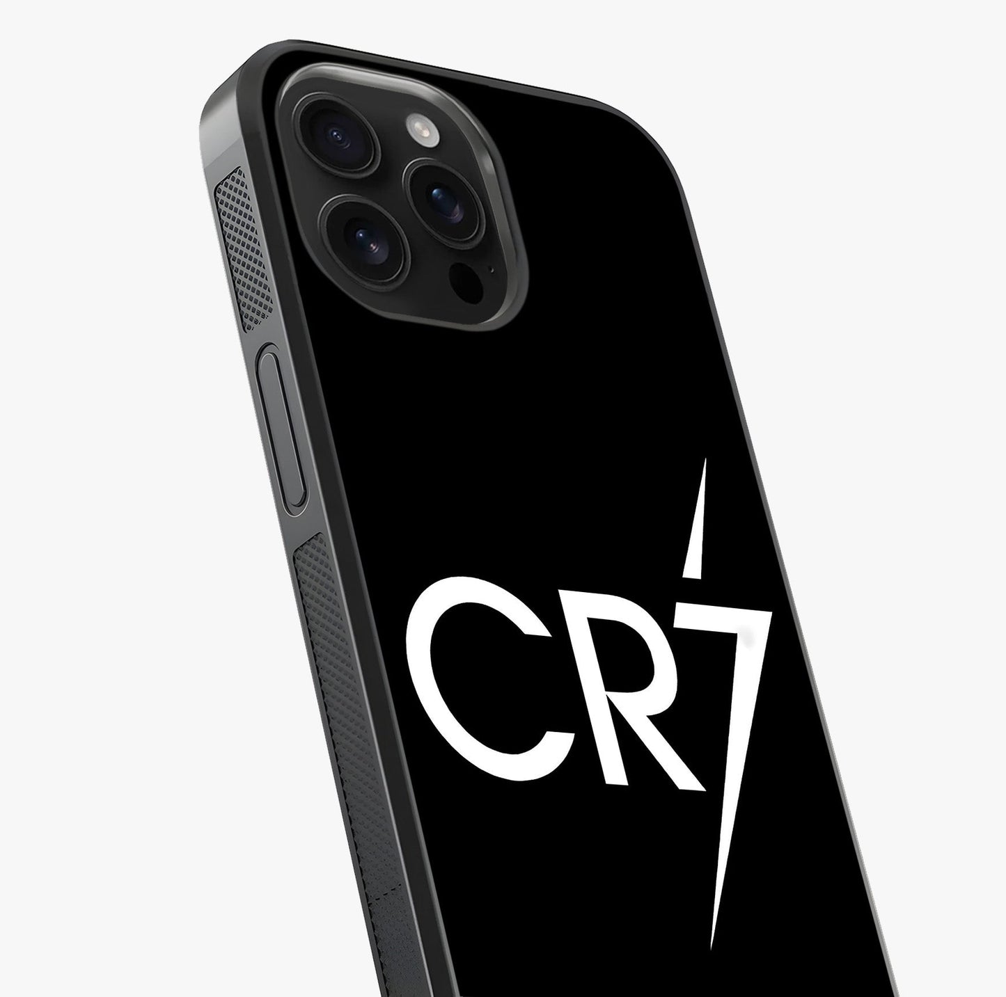 Cr7 Elite Strike Glass Case captured at a warm angle highlighting gloss, texture and premium glass finish.