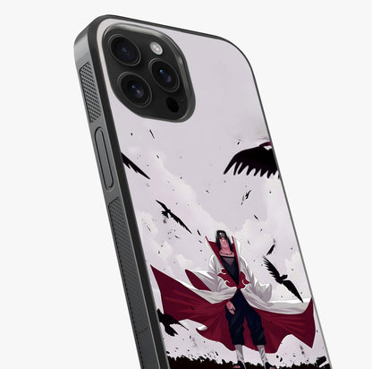 Crimson Crow Ascension Glass Case captured at a warm angle highlighting gloss, texture and premium glass finish.