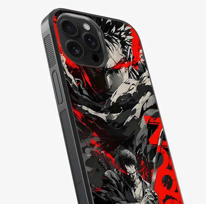 Demon Sword Resolve Glass Case captured at a warm angle highlighting gloss, texture and premium glass finish.
