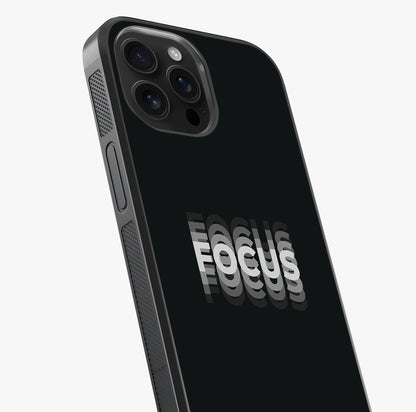 Focus Mode On Glass Case captured at a warm angle highlighting gloss, texture and premium glass finish.
