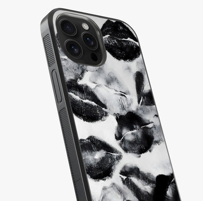 Midnight Kiss Marks Glass Case captured at a warm angle highlighting gloss, texture and premium glass finish.