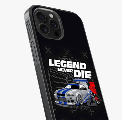Midnight Racing Legacy Glass Case captured at a warm angle highlighting gloss, texture and premium glass finish.