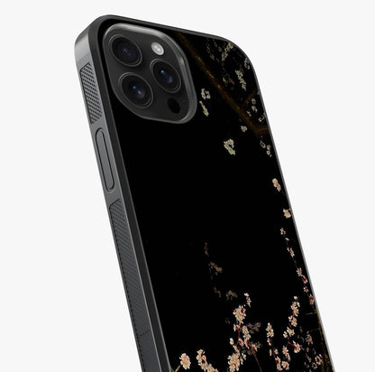 Petal Moon Light With Custom Name Glass Case captured at a warm angle highlighting gloss, texture and premium glass finish.