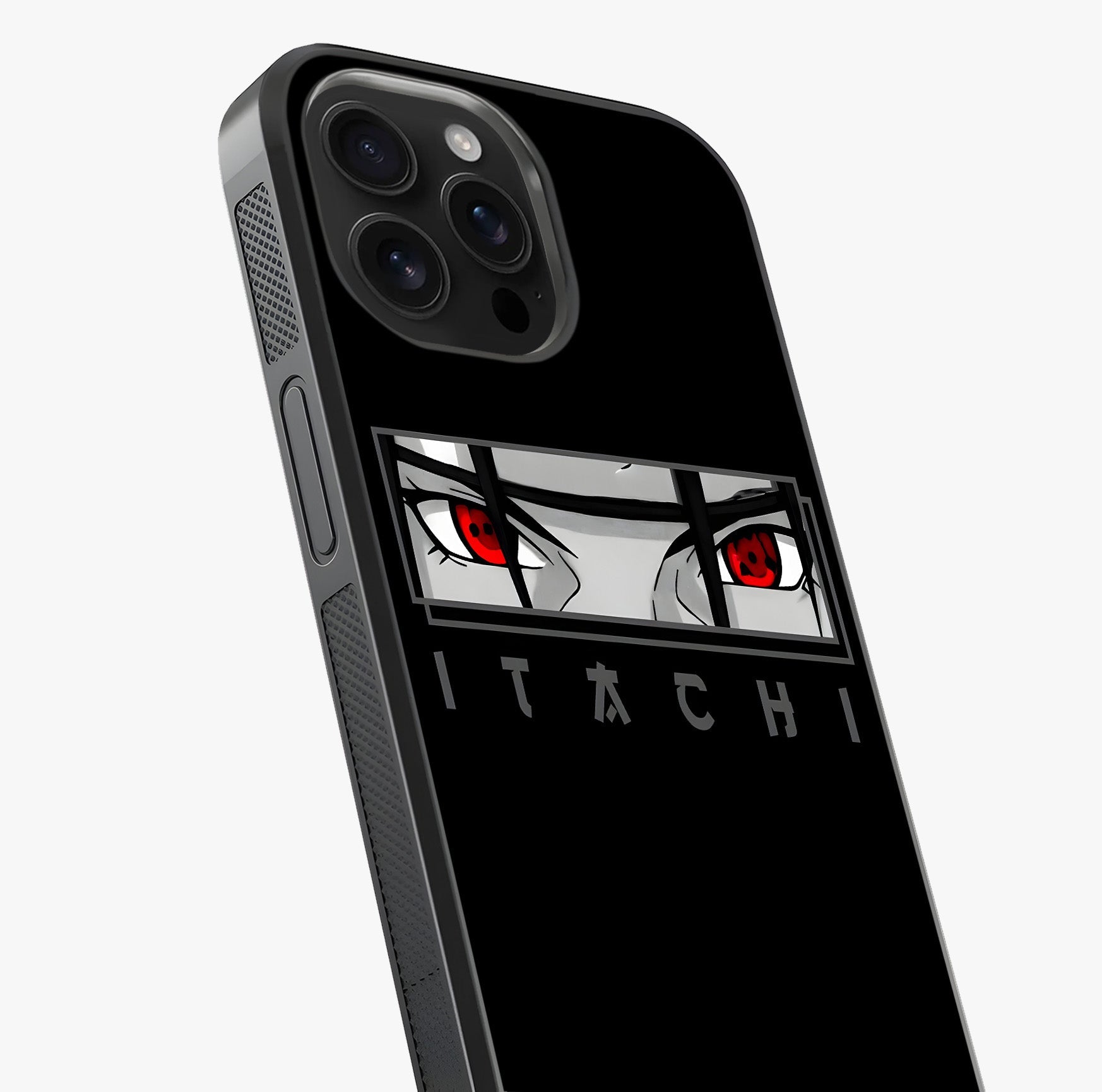 Scarlet Gaze Dominance Glass Case captured at a warm angle highlighting gloss, texture and premium glass finish.