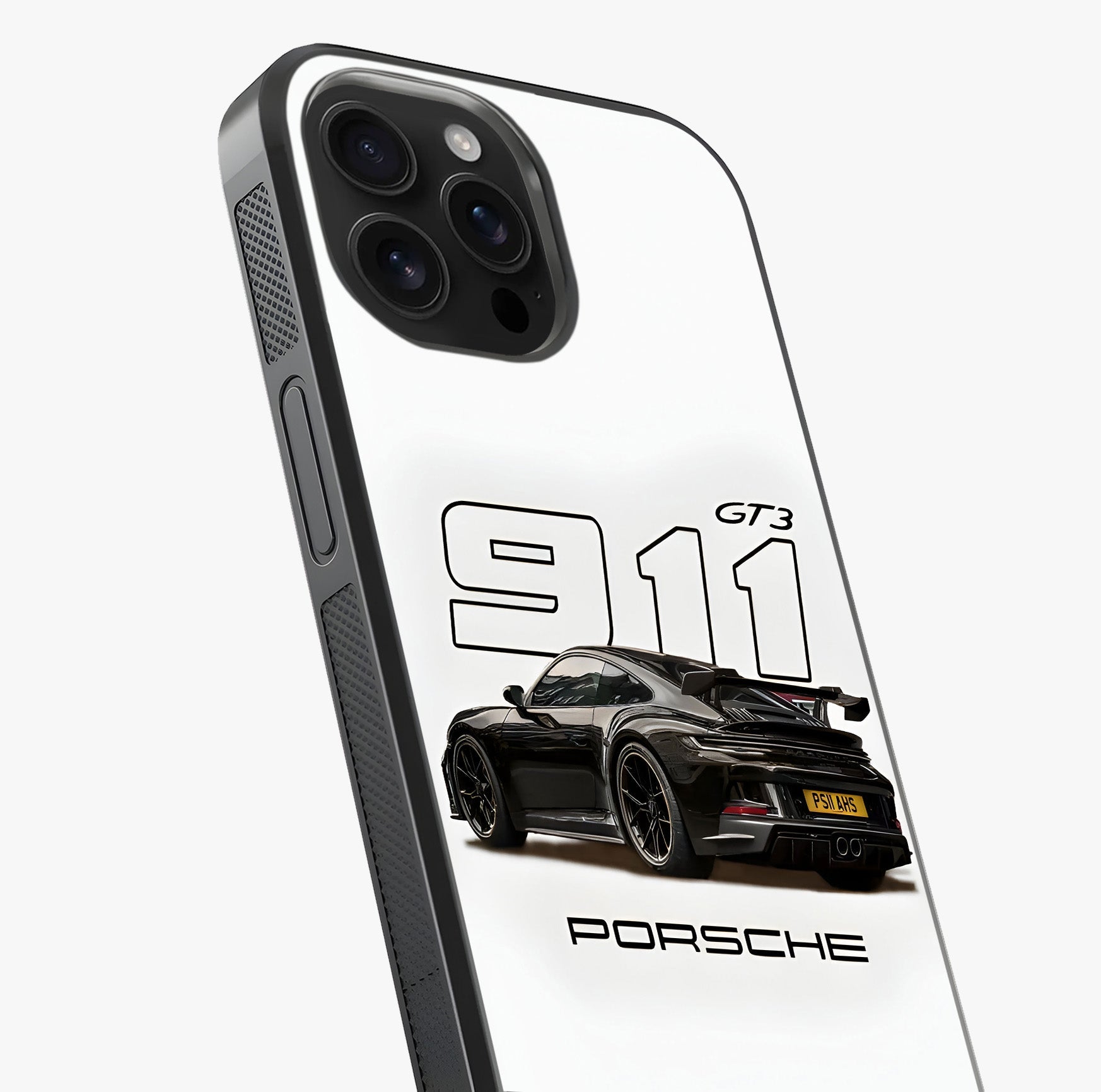 Turbo Legacy Icon Glass Case captured at a warm angle highlighting gloss, texture and premium glass finish.