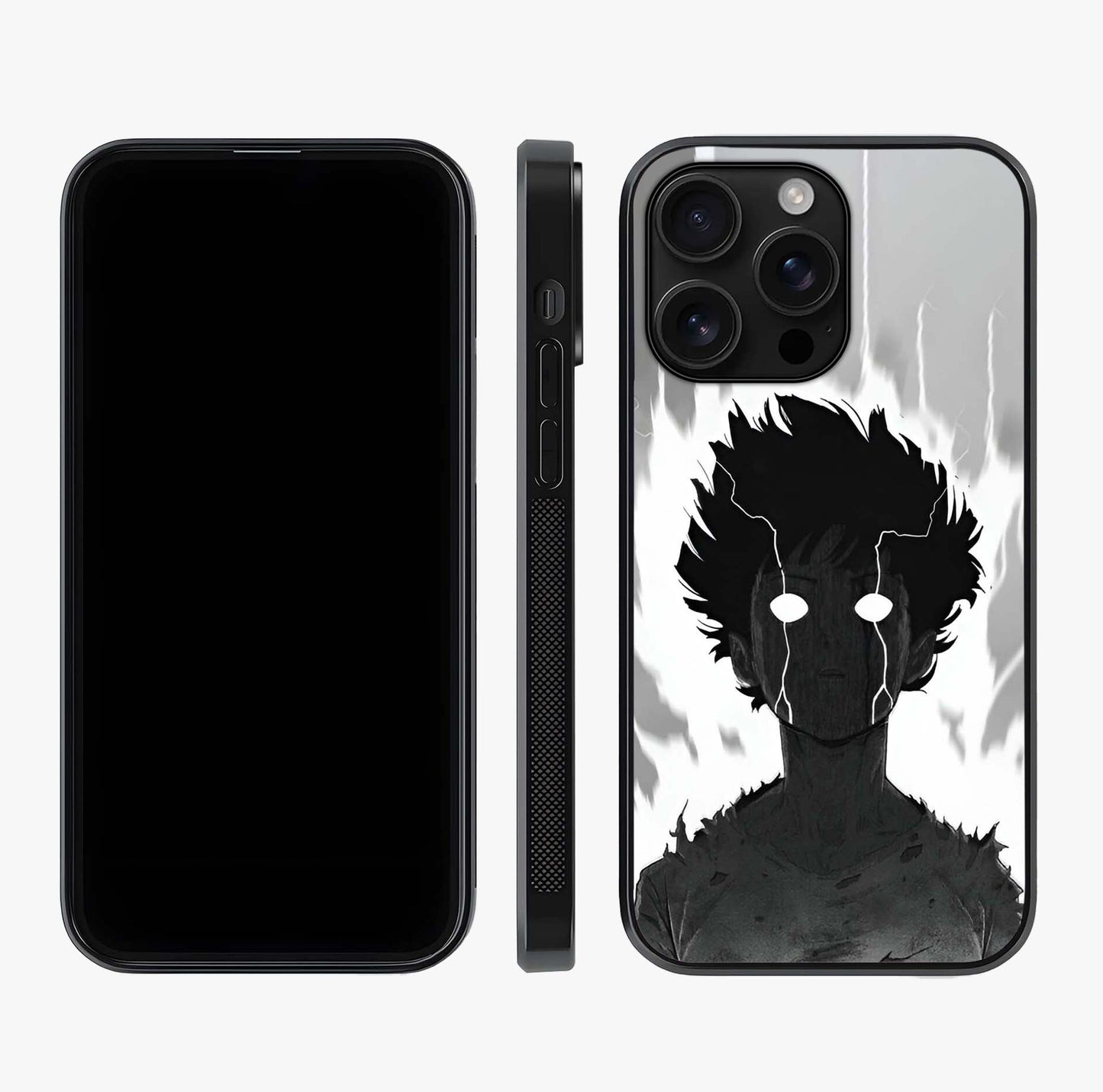 Awakened Inner Rage Glass Case displayed upright for full design visibility and premium finish.